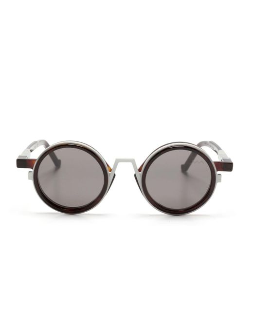 VAVA Eyewear Gray Wl0046 Round-frame Sunglasses