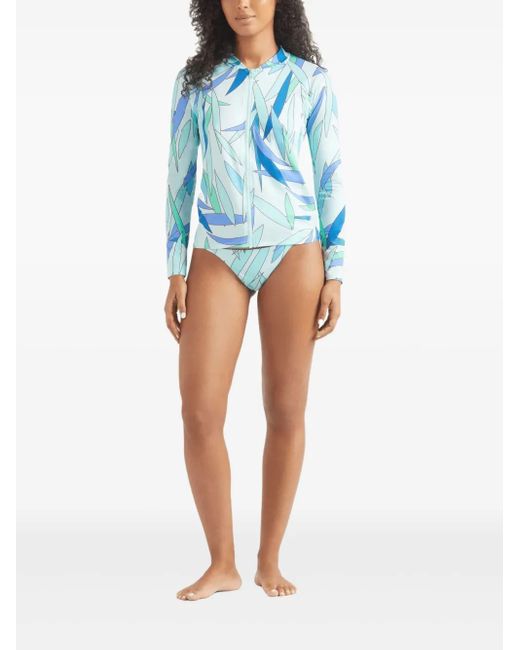 Vilebrequin Blue Abstract-Pattern Bikini Bottoms