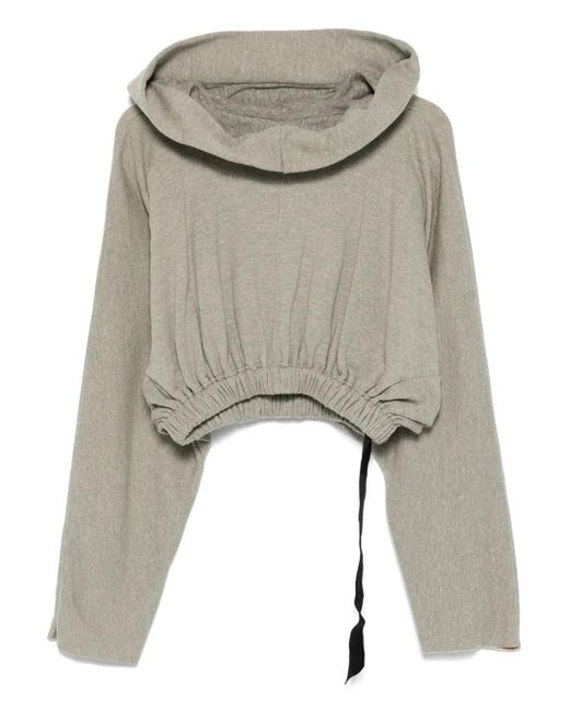 Rick Owens Hoodie Met Trekkoord in het Gray