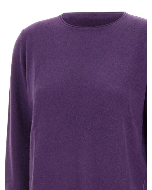 Maglione Con Scollo Rotondo di Not Shy in Purple