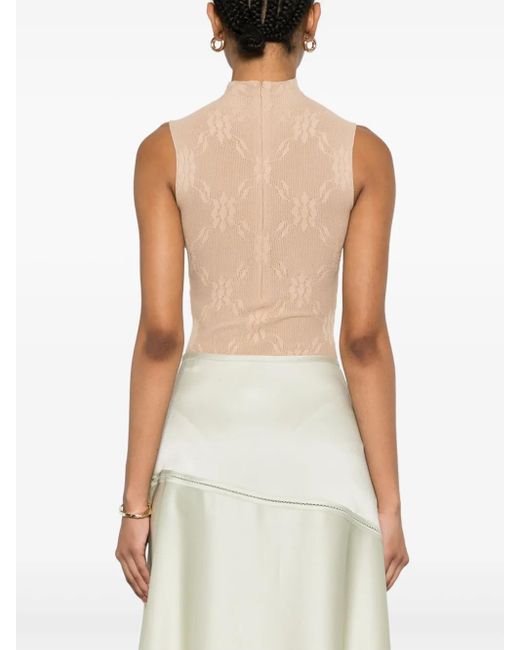 Victoria Beckham ハイネック ボディスーツ White