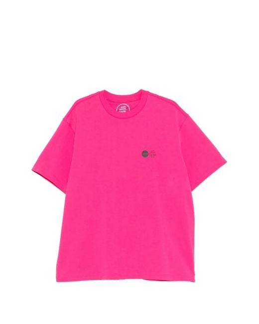 ANTI SOCIAL SOCIAL CLUB Pink X Songzio Logo-Print T-Shirt for men
