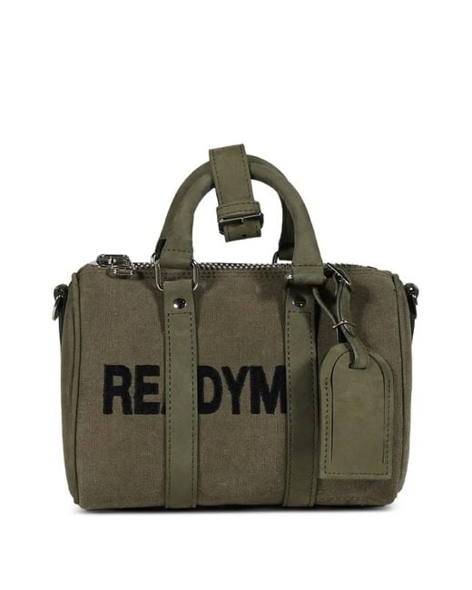 READYMADE Green Logo-Lettering Tote Bag