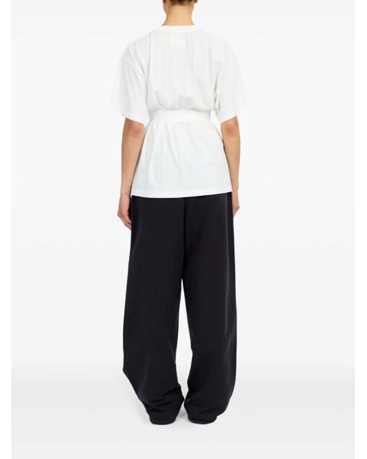 MM6 by Maison Margiela White T-Shirts And Polos