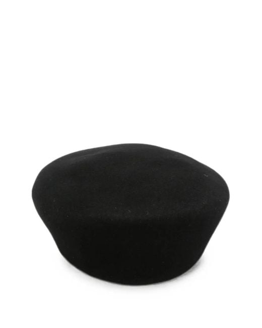 Ruslan Baginskiy Black Logo-Embroidered Beret