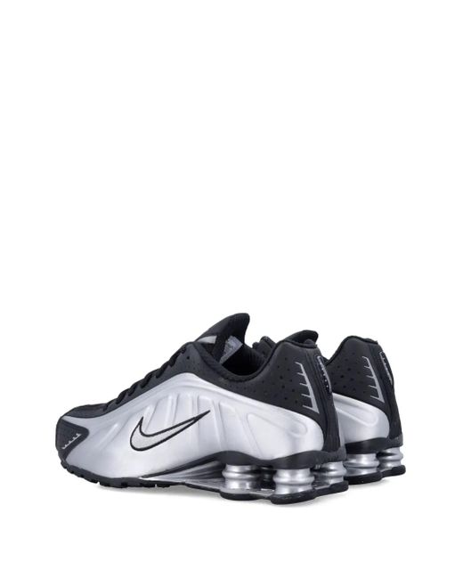 Nike White Shox Metallic Trainers