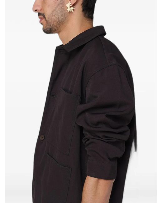 Sunnei Black Patch-Pocket Jacket for men