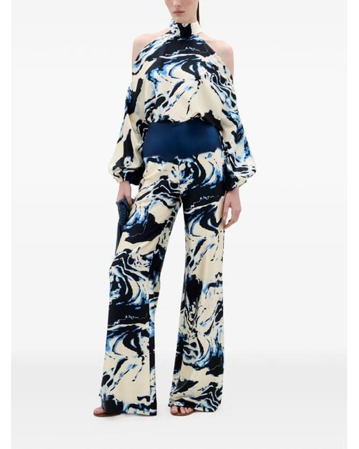 Silvia Tcherassi White Como Trousers