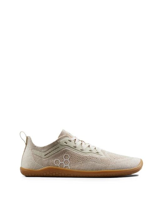 Vivobarefoot White Primus Lite Knit Lace-Up Sneakers