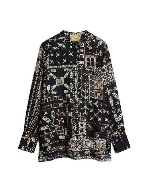 Momoní Black Patterned Shirt