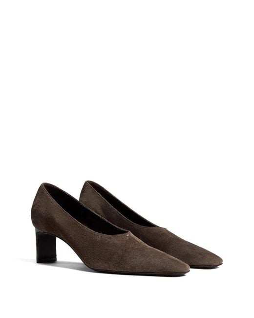 Khaite Brown Cecilia Pumps