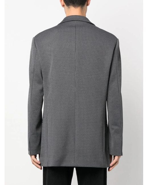 Manteau À Boutonnière Croisée Random Identities pour homme en coloris Black