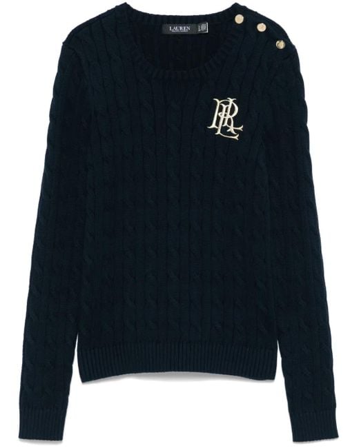 Ralph Lauren Blue Montiva Long Sleeve Pullover