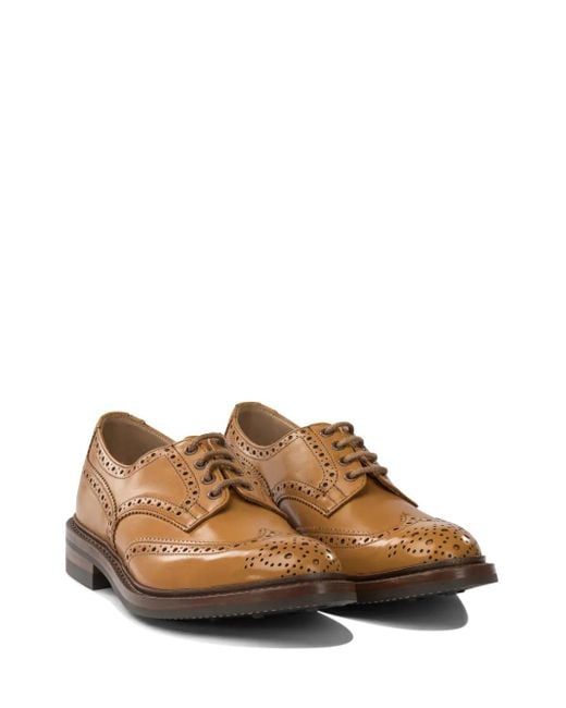 Tricker's Brown Bourton Derby Shoes for men