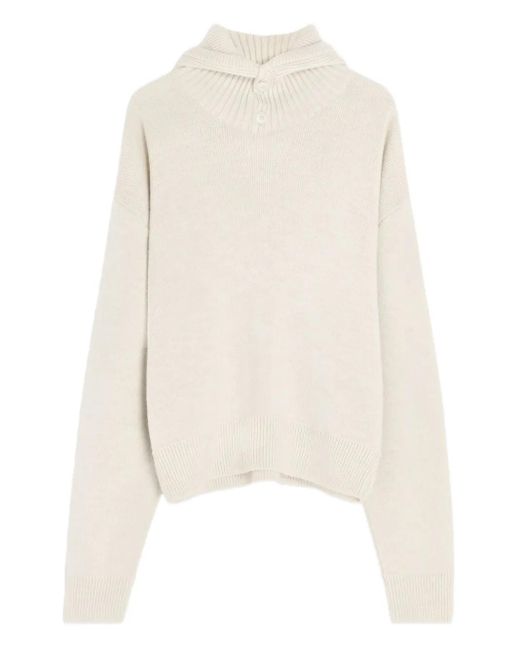Jersey con botones Lemaire de hombre de color White