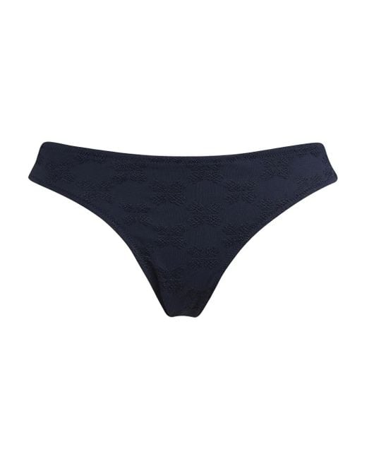 Slip Bikini Con Monogramma di Vilebrequin in Blue