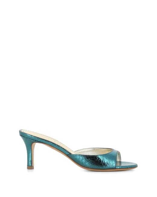 Antonio Barbato Maestri Veneziani Green Open-Toe Leather Sandals