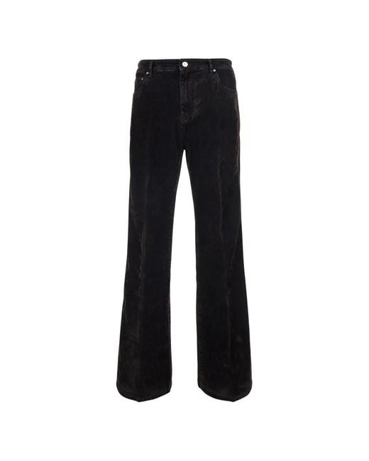 Amiri Black Flock Ma Fit 5 Pocket Jeans for men