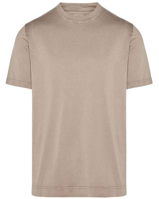 メンズ Fedeli Extreme コットン Tシャツ Natural