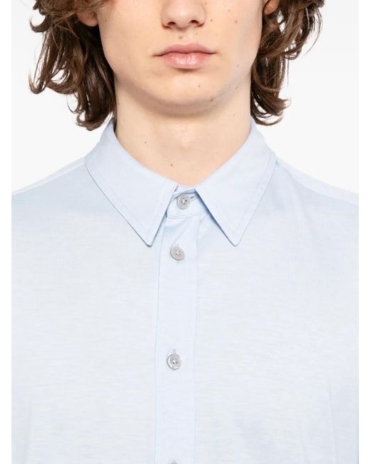 Tom Ford White Silk Cotton Blend Shirt for men