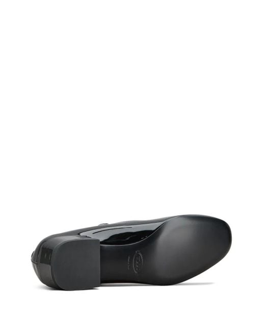 Tod's Black Patent Leather Cuoio Pumps 50