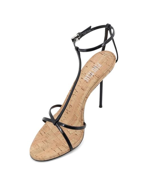 Paris Texas White Lidia Leather Sandals