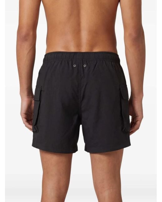 K-Way Black Mellow Swim Shorts for men