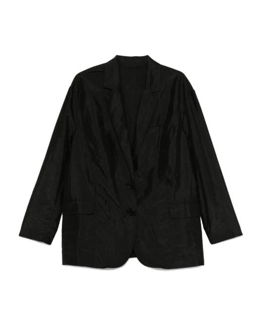 Tibi Black Two-Button Blazer