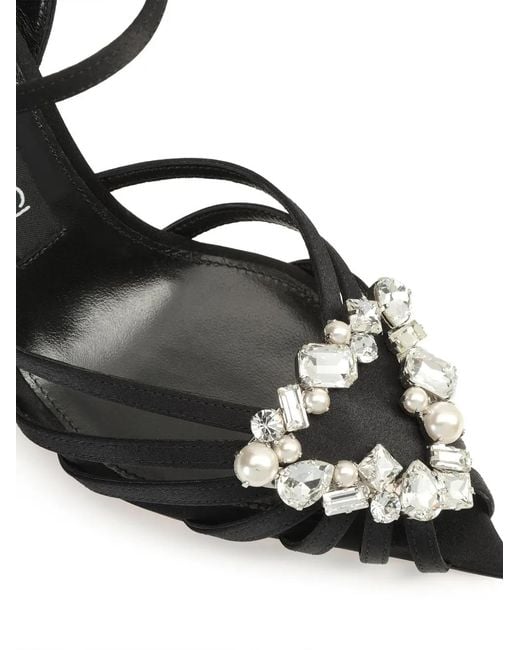 Sergio Rossi Black Sr Godiva Sandals