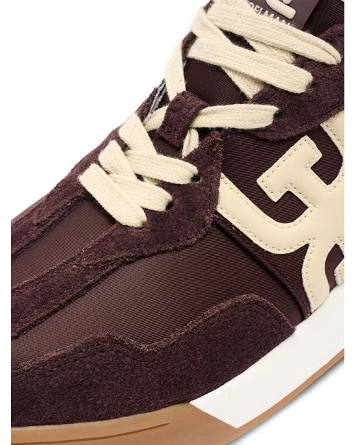 Sam Edelman Brown Logo-Embossed Sneakers