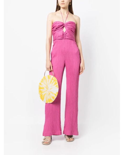 Alexis Pink Jada Halterneck Jumpsuit
