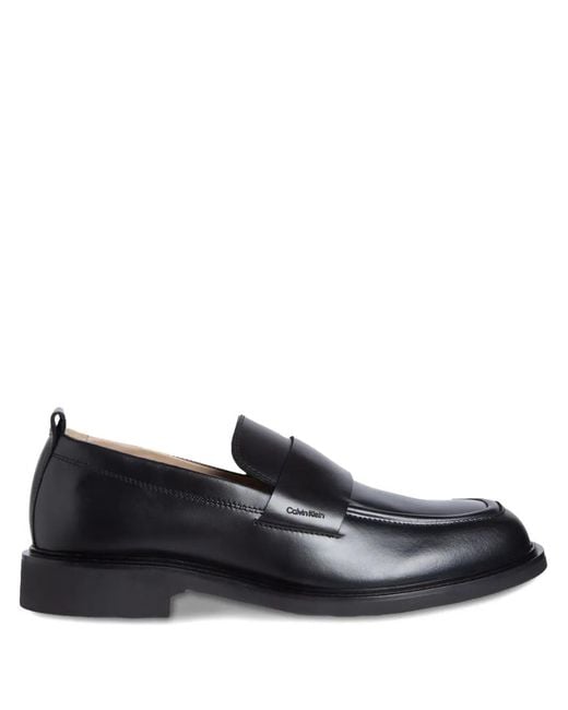 Calvin Klein Black Pull-Tab Loafers Shoes for men