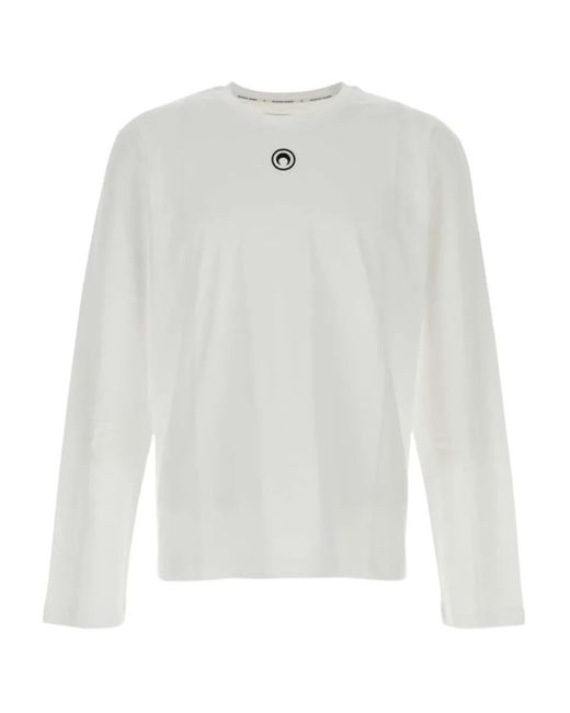 T-Shirt À Logo MARINE SERRE pour homme en coloris White