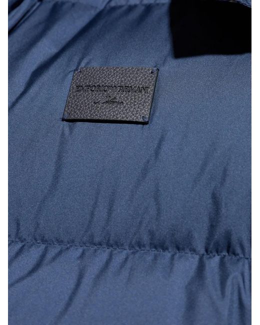 Emporio Armani Blue Down Jackets for men