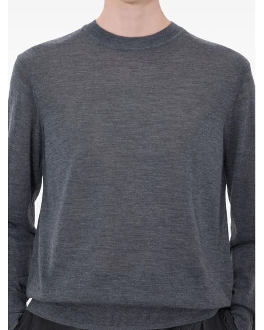 Loulou de Saison Gray Fluid Ribbed Sweater