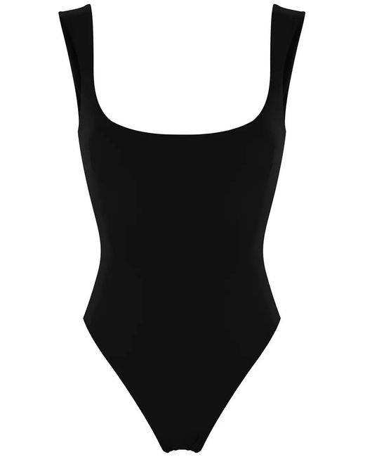 Haight Black Brigitte U-Neck Swimsuit