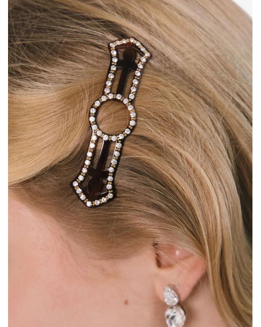 Jennifer Behr Brown Magdaleine Hair Clip