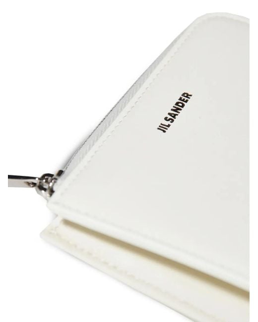 Jil Sander Natural Leather Card Holder for men