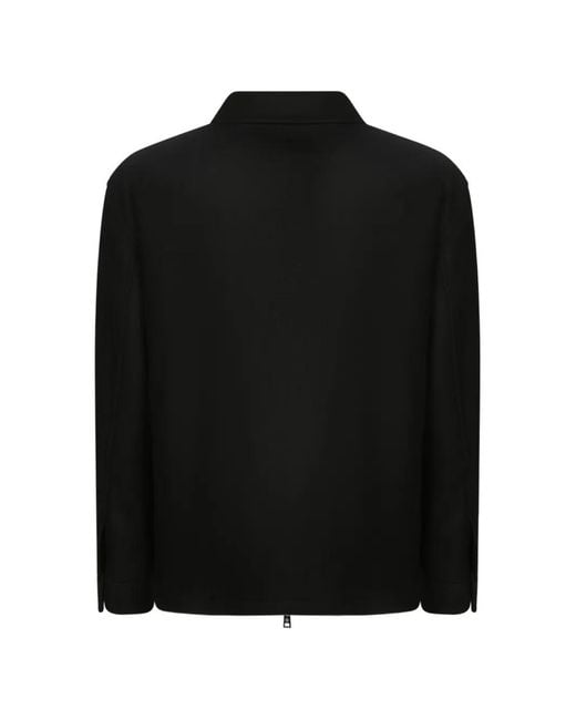 Tagliatore Black Adam Zip-Up Jacket for men