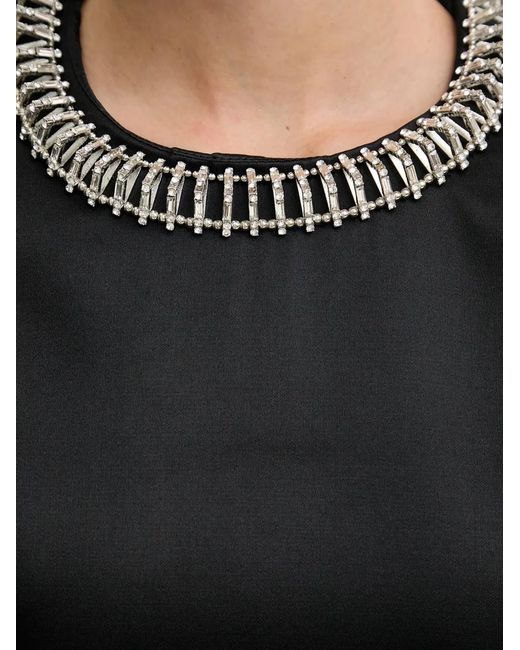 Bardot Black Embellished Mini Dress