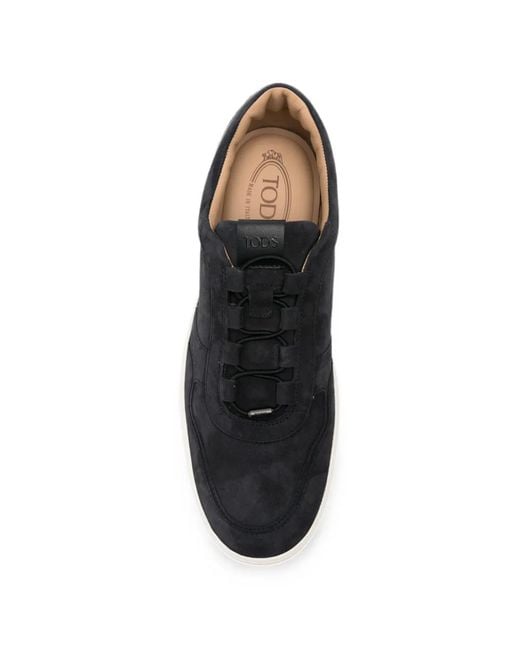 Tod's White Cassetta Suede Sneakers for men