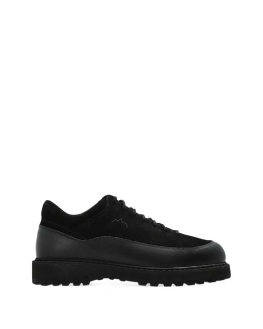 Diemme Black Cornaro Gala Suede Sneakers for men