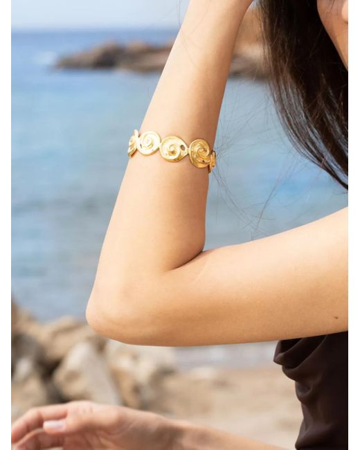 YSSO Metallic Cote Bangle Bracelet