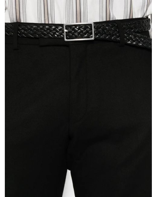 Karl Lagerfeld Black Edge Tailored Trousers for men