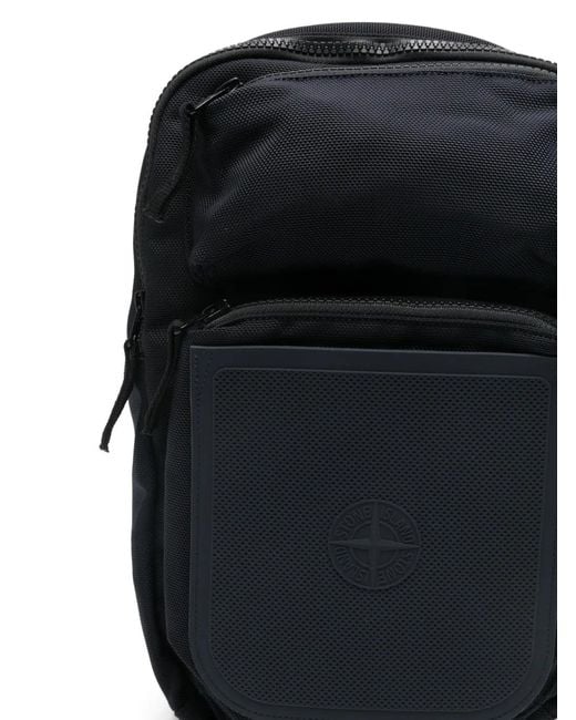 Stone Island Black Zaino for men