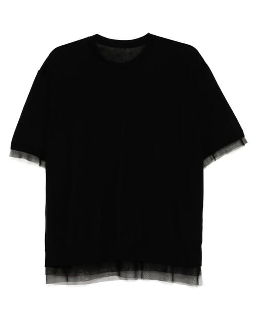 JNBY Black Short-Sleeves Jumpers