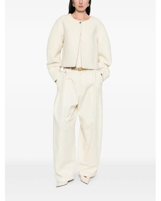 Soft Goat Natural Boucle Jacket