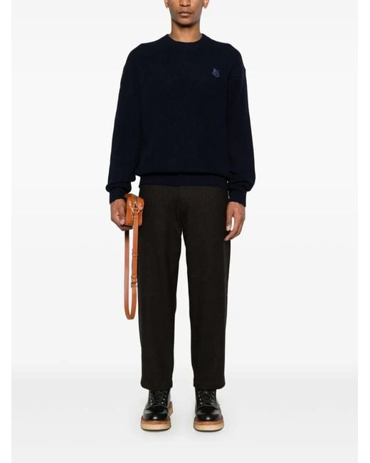 Maison Kitsuné Blue Sweaters for men