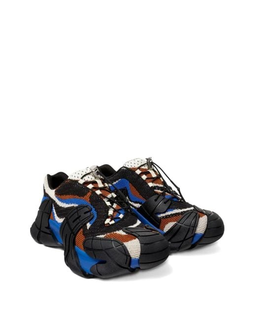 CAMPERLAB Blue Tormenta Knitted Pull-Tab Sneakers