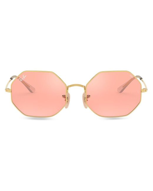ray ban octagonal pink